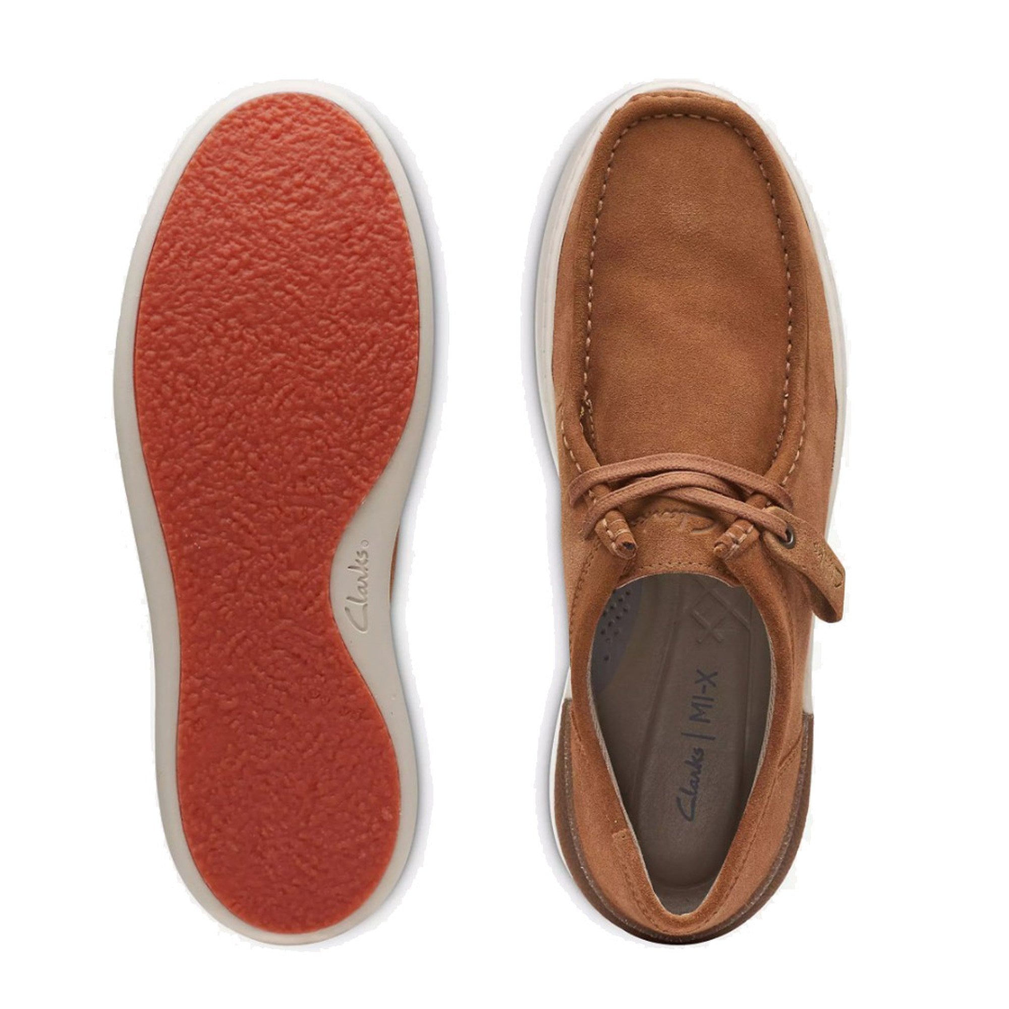 Clarks scarpa casual da uomo Court Lite Wally 170281 dark sand