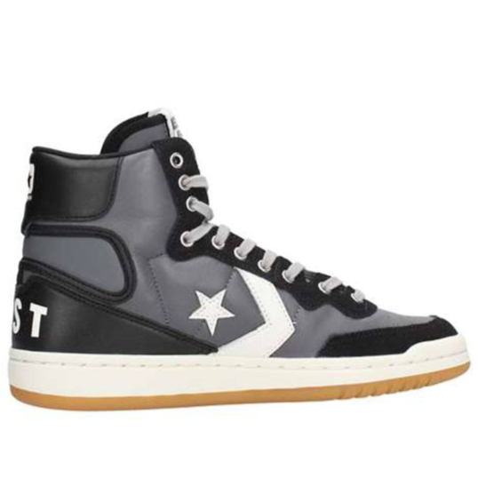 Converse scarpa sneakers da uomo Fastbreak Hi 162788C nero grigio