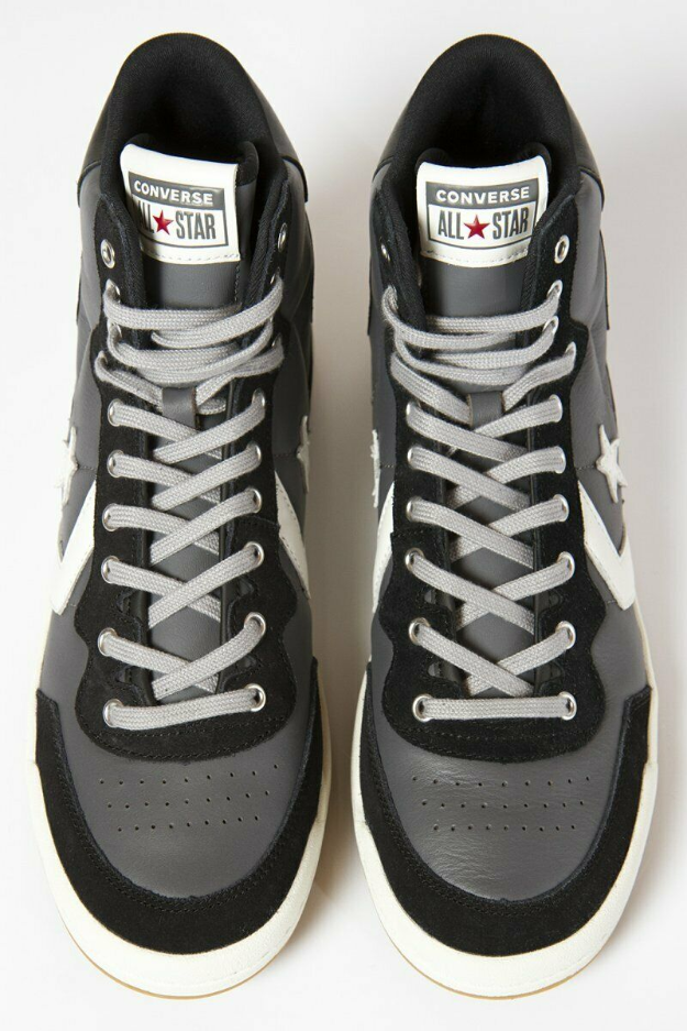 Converse scarpa sneakers da uomo Fastbreak Hi 162788C nero grigio 3