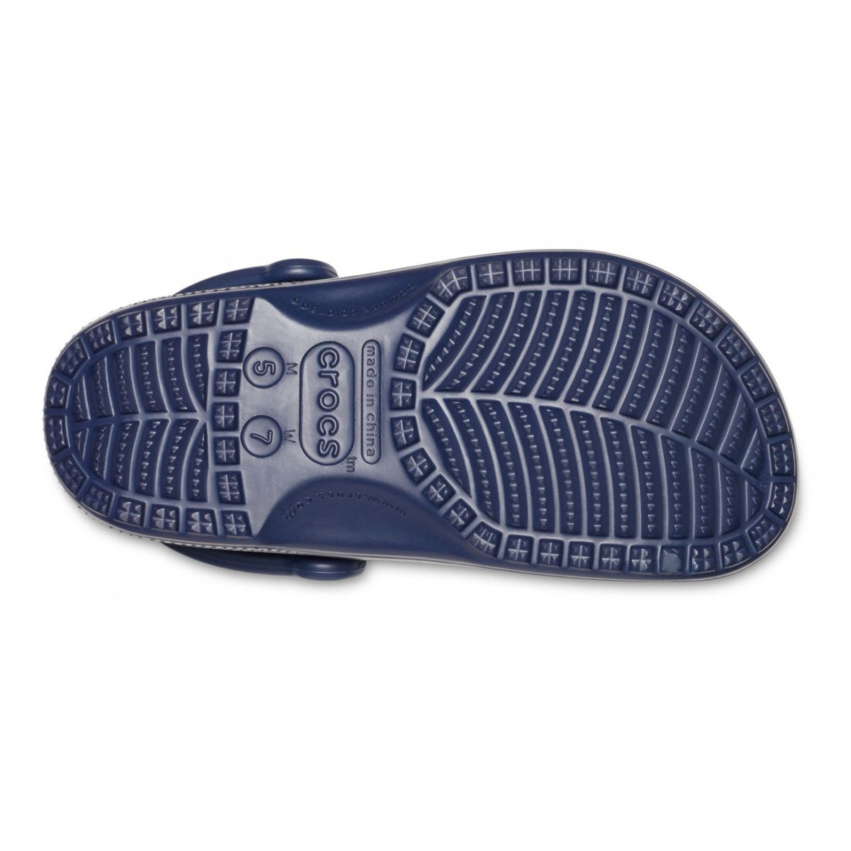 Crocs Sabot Classic 10001-410 blu unisex da adulti, vista suola