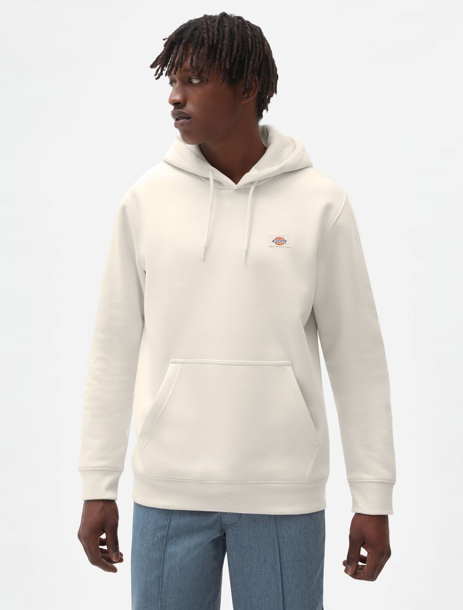 Dickies Felpa da uomo con cappuccio Oakport Hoodie DK0A4XCDECR ecru