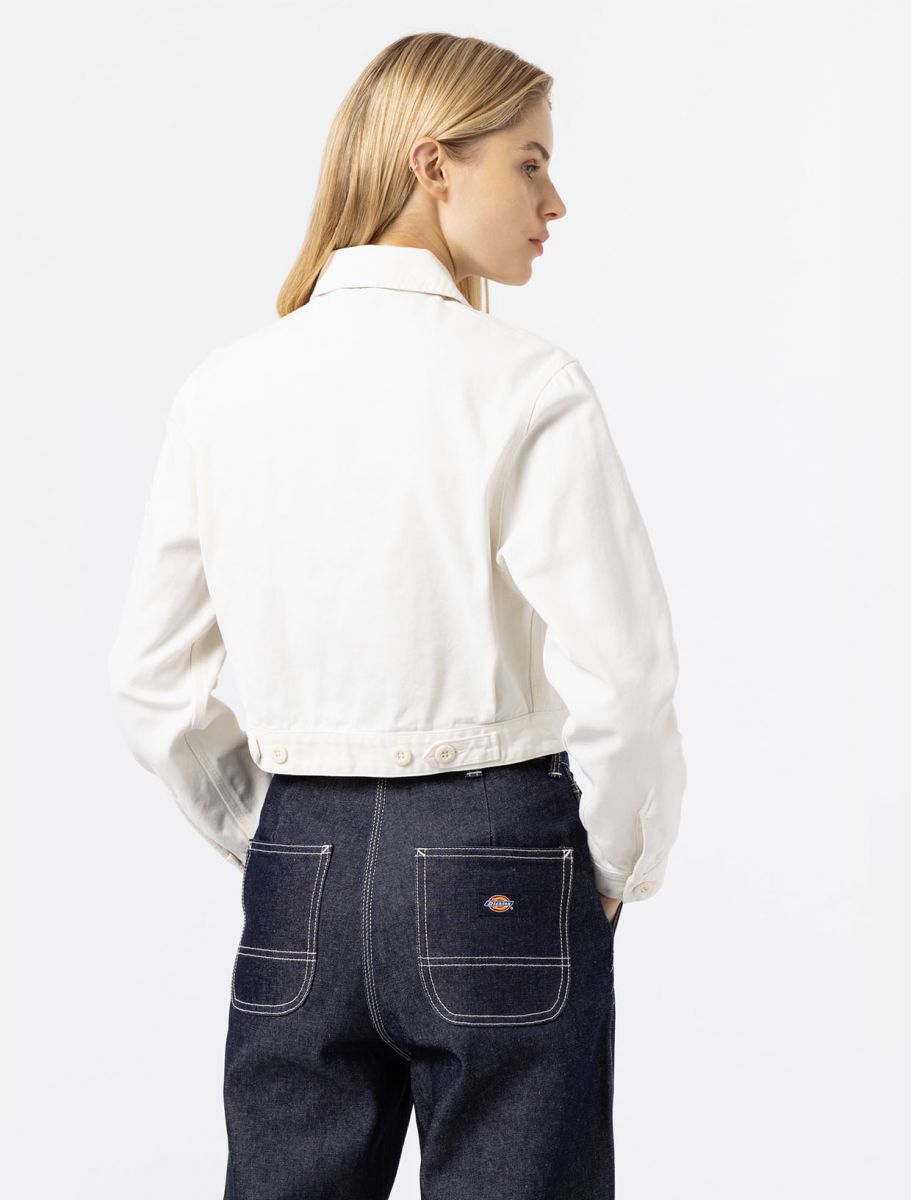 Dickies giacca da donna in canvas Duck DK0A4XMSC431 bianco latte