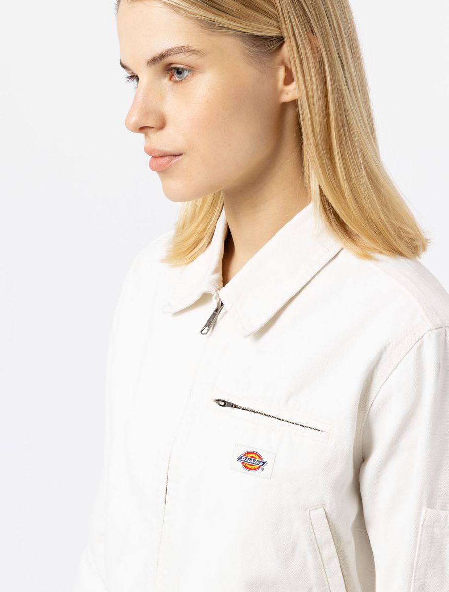 Dickies giacca da donna in canvas Duck DK0A4XMSC431 bianco latte