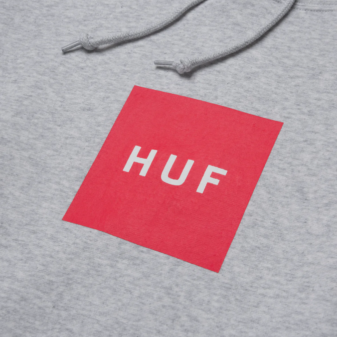 HUF felpa con cappuccio da uomo Essentials Box PF00465 grigio