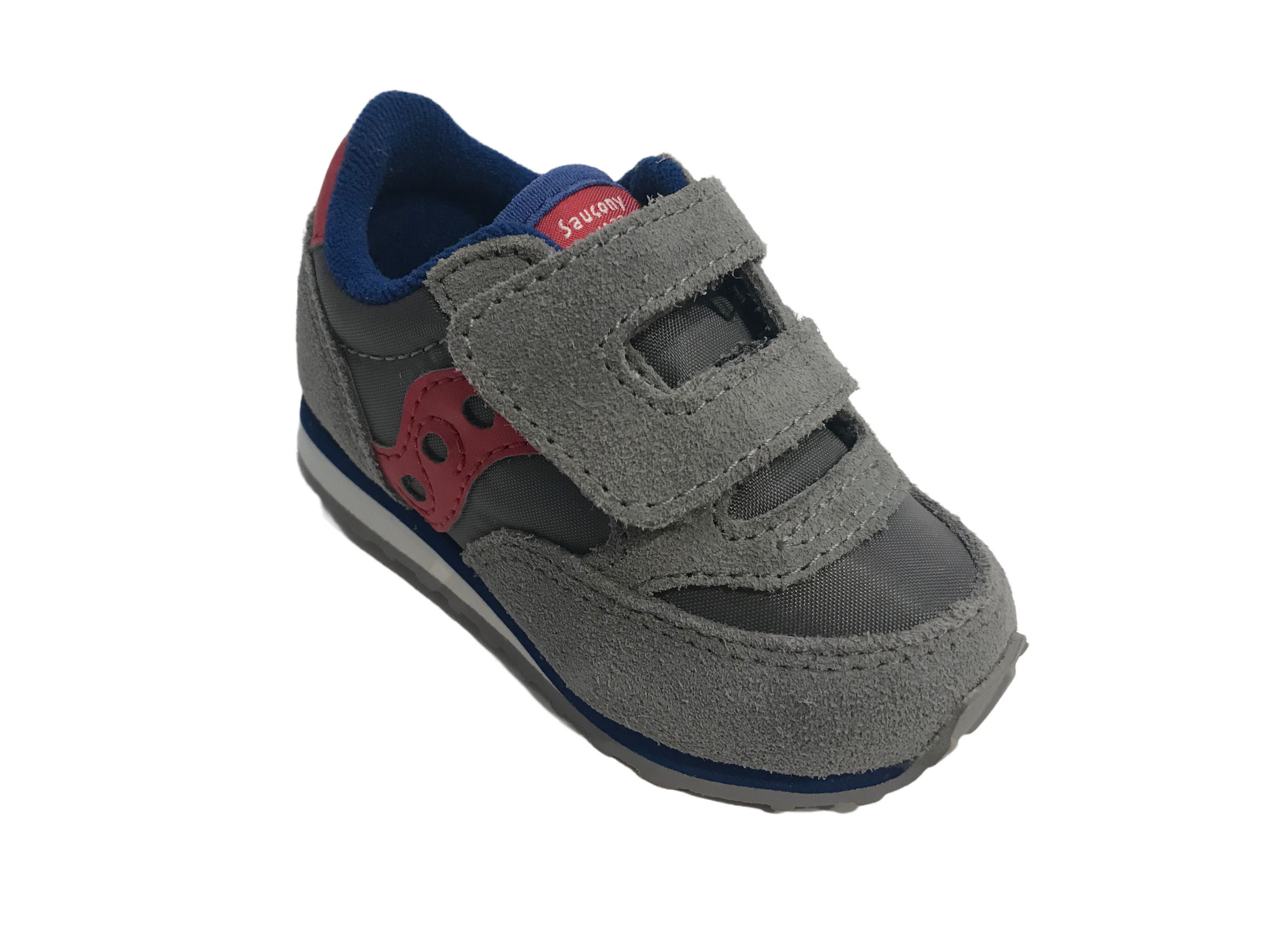 Saucony Original scarpa sneakers da bambino Jazz baby HL SL259641 grigio rosso