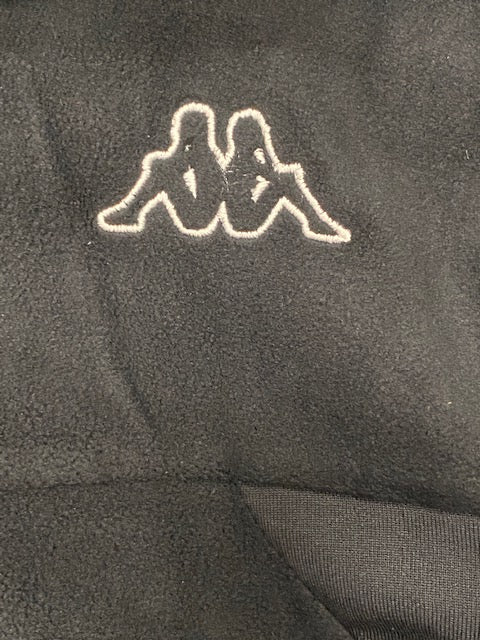 Kappa Maglia Pile 1/2 Zip Logo Vaurion Slim 3023G30 923 nero