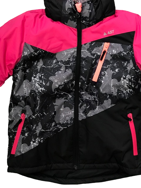 Astrolabio tuta da sci da junior Y17M TC09 3C BCK fucsia-nero