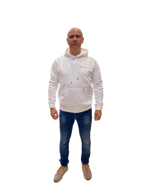 Champion Felpa con cappuccio 218287 WW001 WHT white