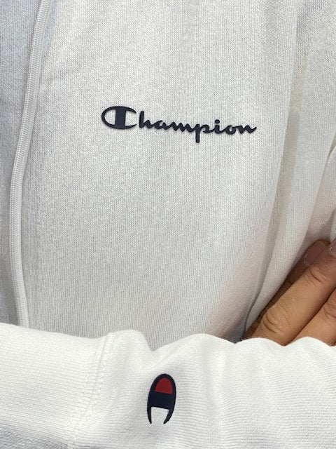 Champion Felpa con cappuccio 218287 WW001 WHT white