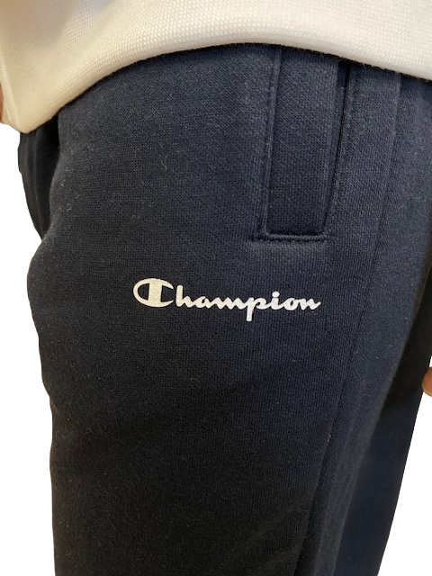 Champion Tuta da uomo felpata con cappuccio 218118 WW001 white-navy