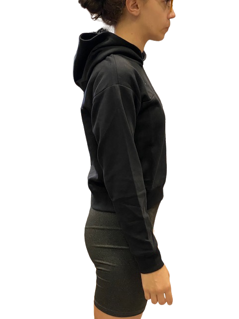 Champion Felpa da ragazza con cappuccio 404513 nero