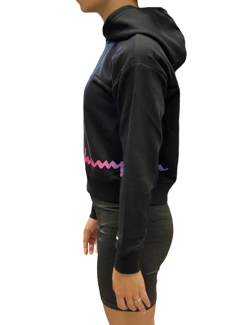 Champion Felpa da ragazza con cappuccio 404513 nero