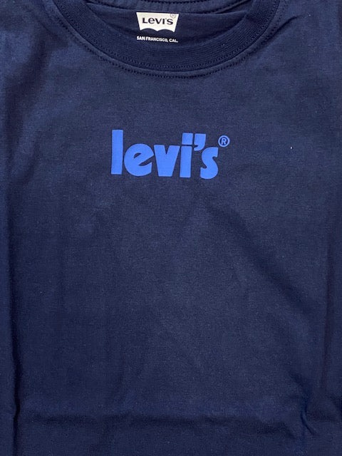 Levi's Kids T-shirt manica lunga Poster Logo navy