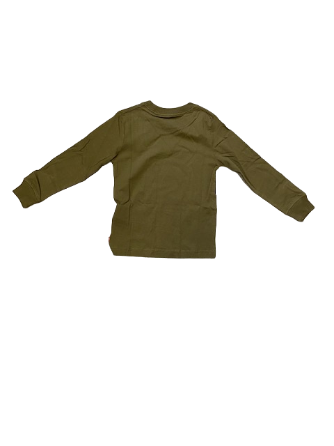 Levi's Kids T-shirt manica lunga Poster Logo dark olive