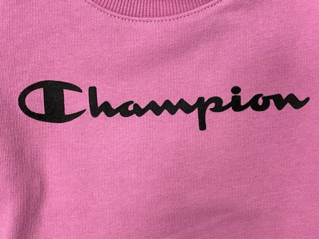 Champion Tuta da bambina Felpa e Pantalone 404235 CHA PS009 FUP rosa