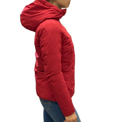 Censured Giubbino da donna con cappuccio in softshell JW6232 T SSK 7090 red dahlia