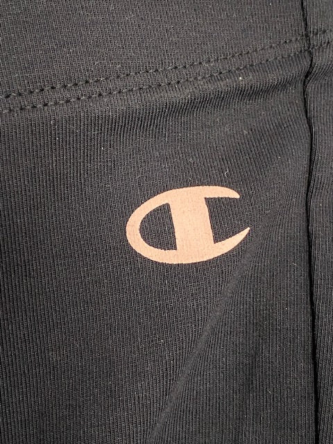 Champion pantalone sportivo da ragazza Leggings 404239 KK003 NBK confezione doppia nero