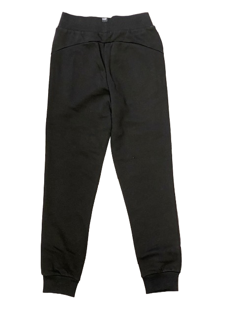 Puma pantalone in felpa da ragazza con polsino ESS+ Sweatpants FL cl G 672114 11 Black-Rose Gold
