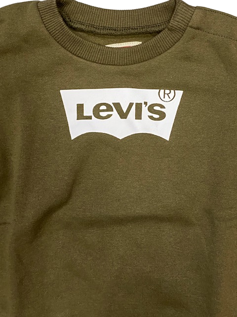 Levi's Kids felpa da neonato con logo classico 6E9079 E1F green