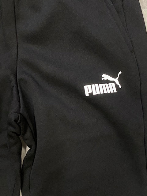 Puma Tuta sportiva da uomo con cappuccio e tasca anteriore 670034 01 nero
