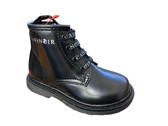 CafèNoir Anfibio infant bambina con zip e scritta su laccio c-1940 1554 nero