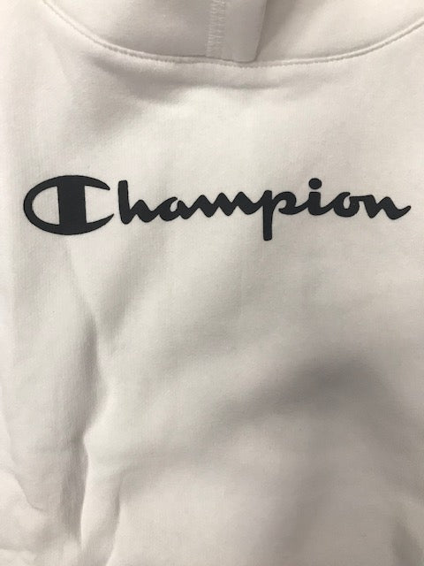 Champion Felpa da ragazza con cappuccio 404280 CHA WW001 WHT white