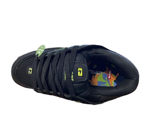 Globe scarpa da skate Fusion GBFUS 20573 black-lime-mosaic