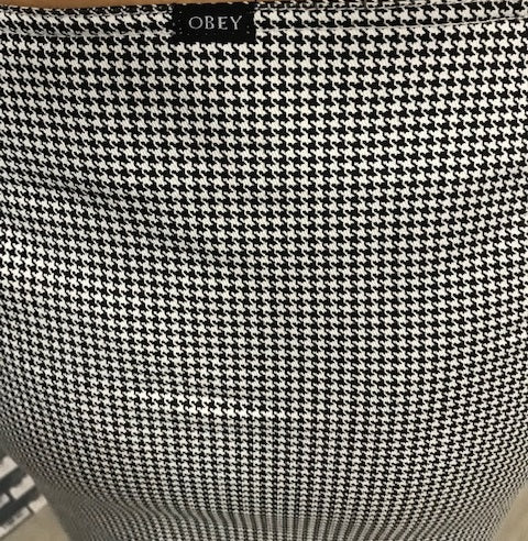Obey Minigonna Straggler 411550084 houndstooth