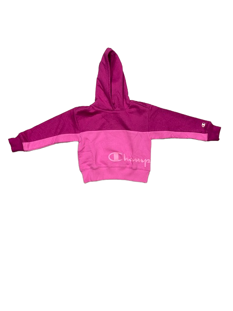 Champion Felpa da ragazza con cappuccio 404513 PS042 AMR RRO fucsia rosa