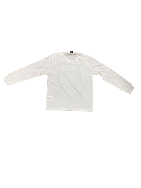 Champion T-shirt da uomo manica lunga 218293 WW001 WHT bianca