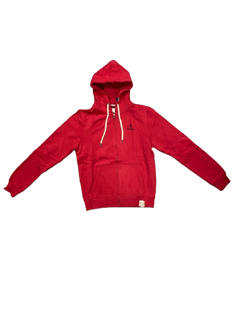 Smithy's felpa da uomo con cerniera intera e cappuccio SW00MFE202 red