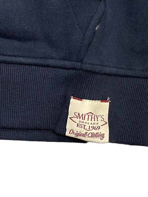 Smithy's felpa da uomo con cerniera intera e cappuccio SW00MFE202 navy