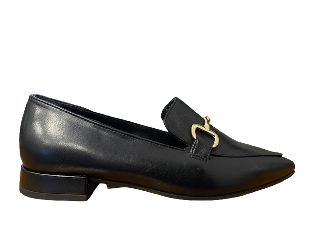 CafèNoir scarpa mocassino da donna in nappa con morsetto C1MA4010 N001 nero
