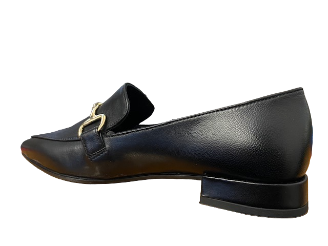 CafèNoir scarpa mocassino da donna in nappa con morsetto C1MA4010 N001 nero