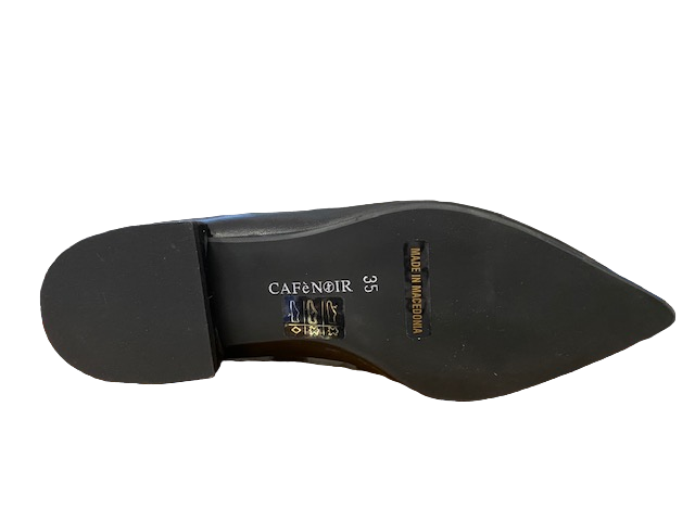 CafèNoir scarpa mocassino da donna in nappa con morsetto C1MA4010 N001 nero