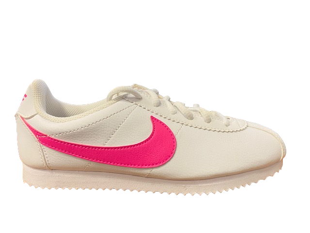 Nike scarpa sneakers da ragazza Cortez GS 749502 106 bianco rosa Sportiamo