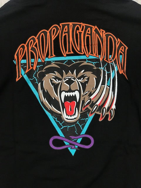 Propaganda Felpa con Cappuccio Grizzly 956 01 black