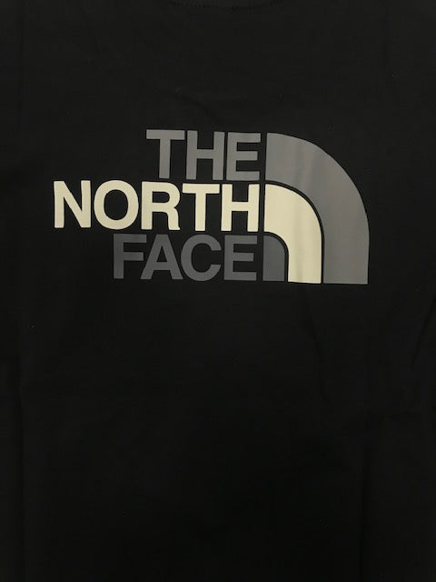 The North Face maglietta manica lunga da uomo Easy NF0A2TX1KZ21 nero