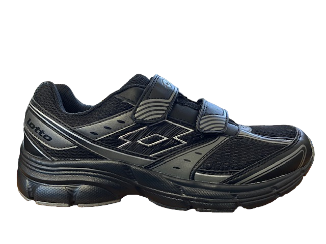 Lotto scarpa da walking da uomo con velcro Antares VI R5957 nero