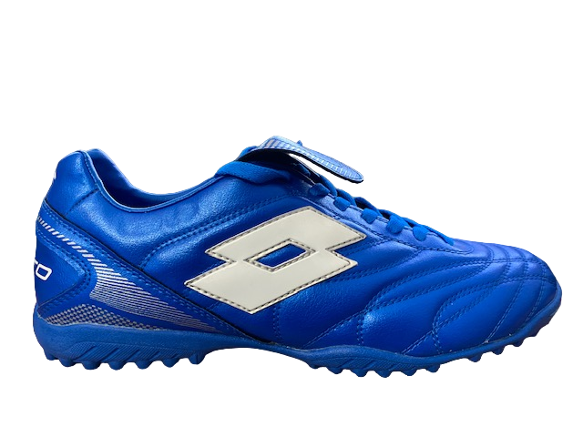 Lotto scarpa da calcetto da uomo Play Off V TF N8526 blu Sportiamo