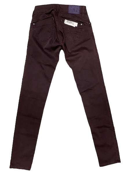Meltin'Pot Pantalone casual 5 tasche da donna Donna Medha S6106 GE000 VI69 viola