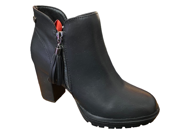 Xti scarpa con tacco Botin 49450 nero