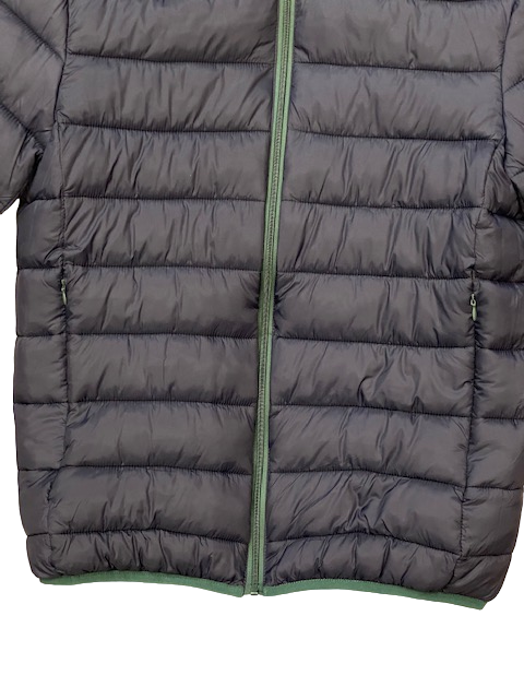 Censured Giubbotto uomo Reversibile con cappuccio JM4096 T SSK 3020 green blue