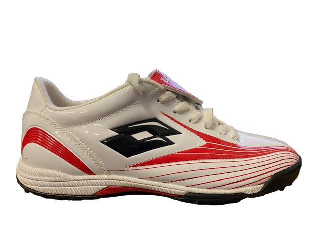 Lotto scarpa calcetto da uomo TF Zhero flash tre K5044 white/F.red