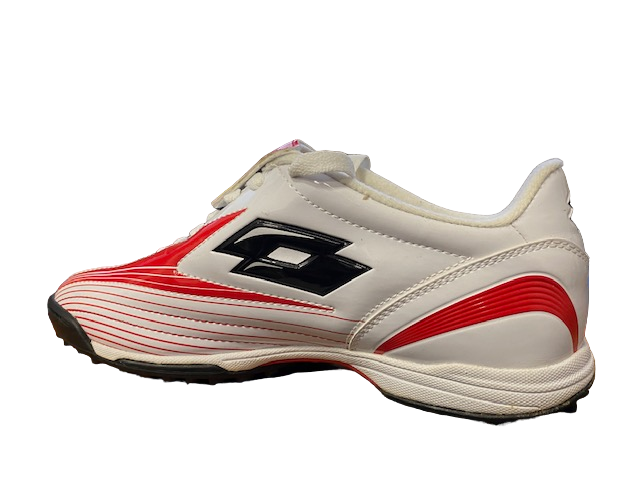 Lotto scarpa calcetto da uomo TF Zhero flash tre K5044 white/F.red