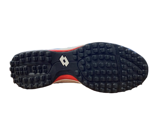 Lotto scarpa calcetto da uomo TF Zhero flash tre K5044 white/F.red