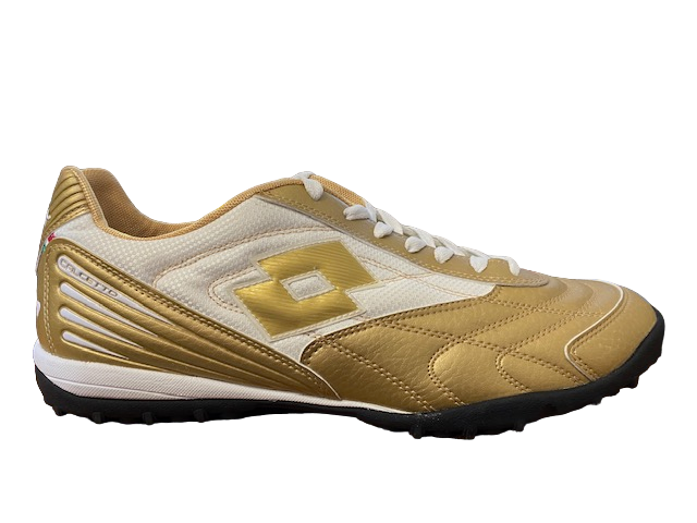 Scarpa calcetto da uomo stadio azz.quattro LTH TF K0304 gold/white