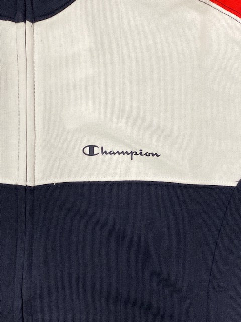 Champion Tuta sportiva con carniera intera da uomo 217415 BS501 NNY blu