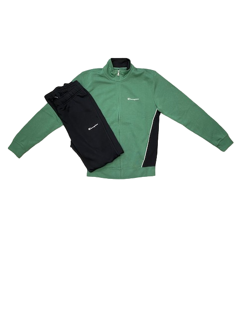 Champion Tuta Verde Sportiva Champion Full Zip Suit Tute Sportive