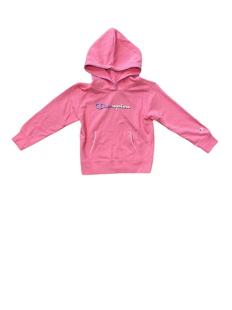 Champion felpa con cappuccio da ragazza Legacy C-Color Powerblend 404664 PS074 rosa